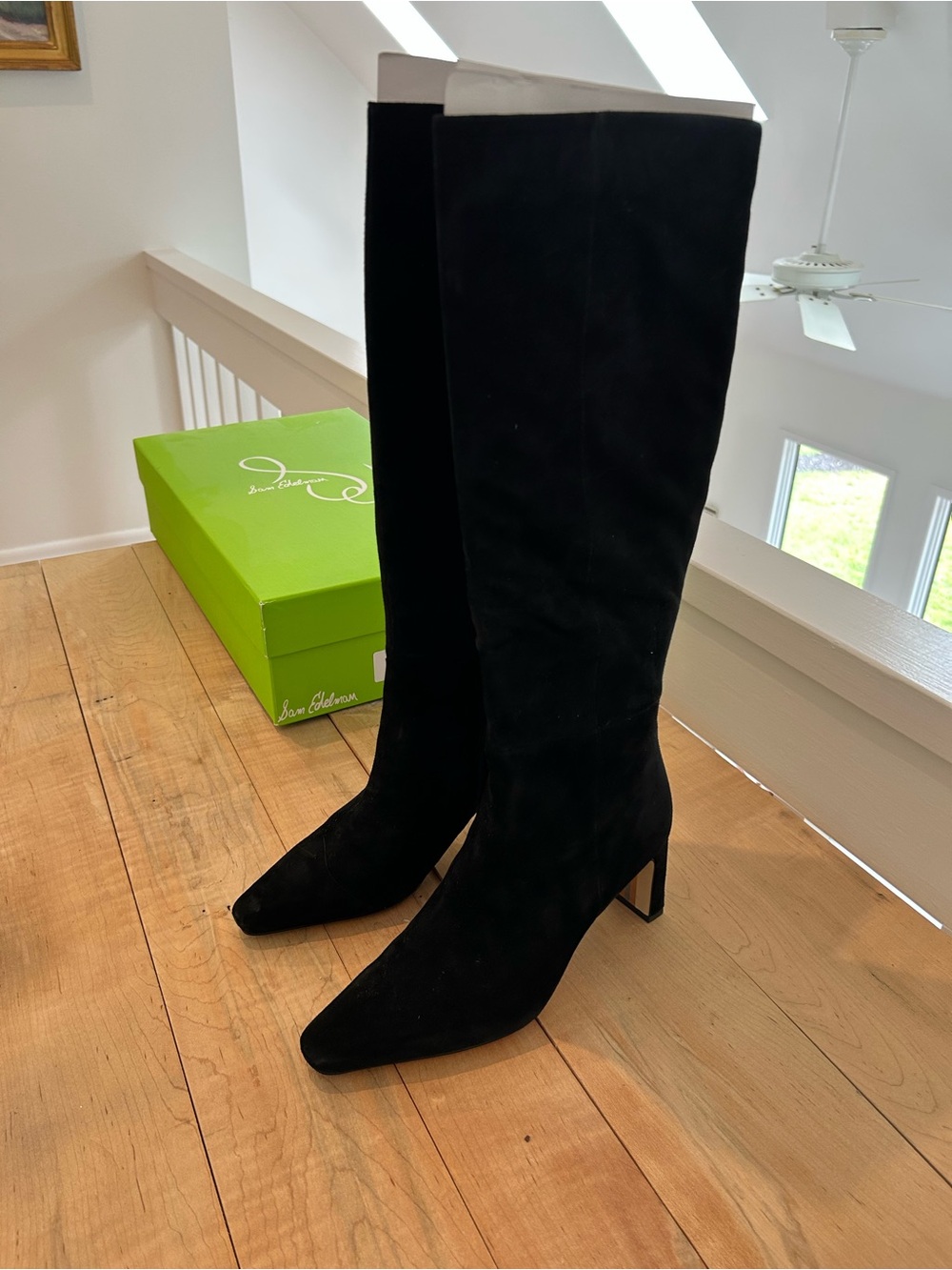 Sam Edelman Sylvia Knee High Boot — Black - Picture 2 of 8